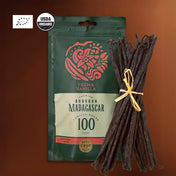 Organic Madagascar Gourmet Vanilla Beans (14-18 cm)