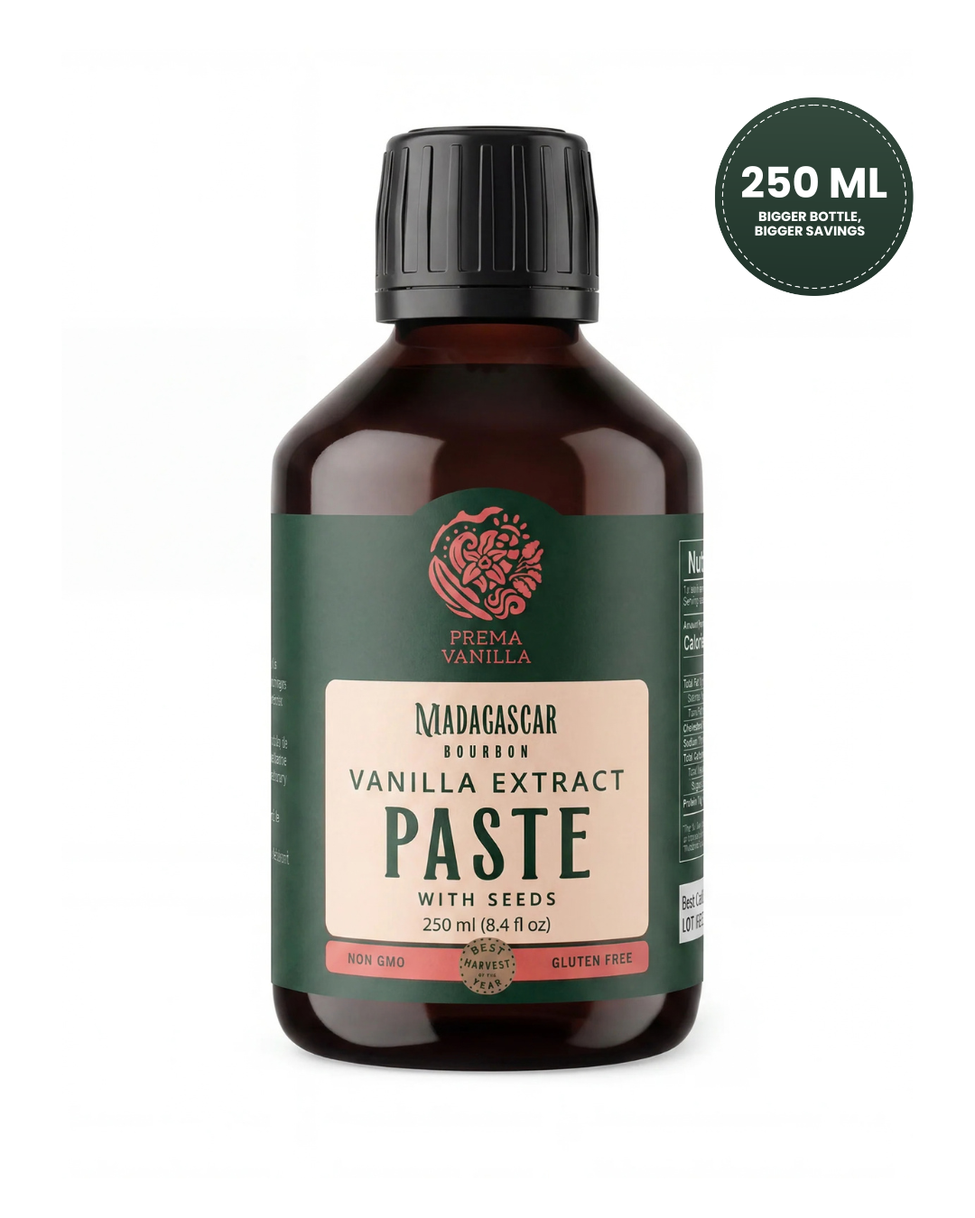 Pasta de extracto de vainilla Bourbon con semillas